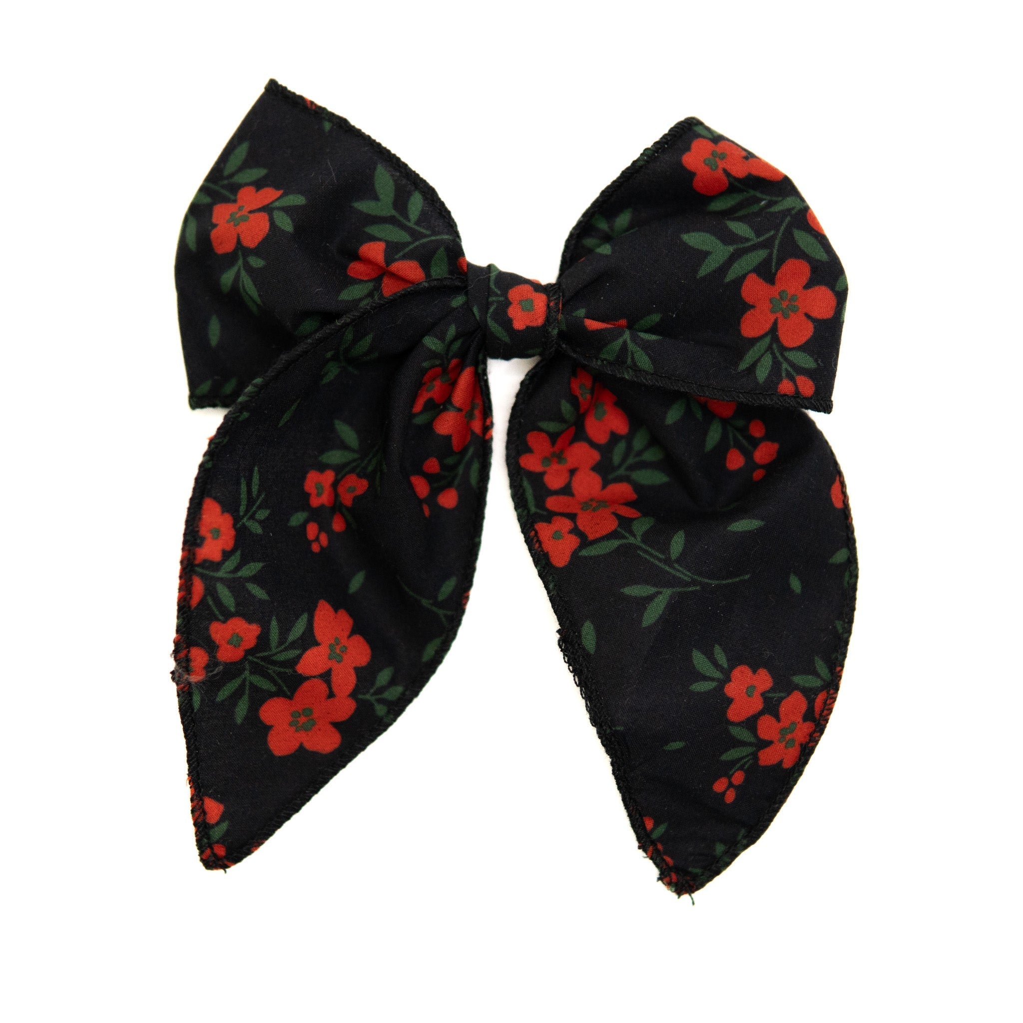 Red Hot Floral - Darling Hair Bow