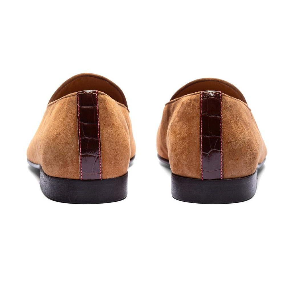 Men's Cognac Croc Milano Loafer Del Toro Shoes