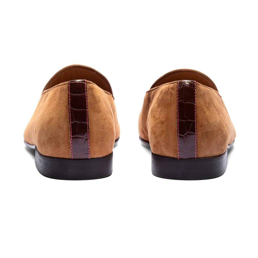 Men's Cognac Croc Milano Loafer Del Toro Shoes