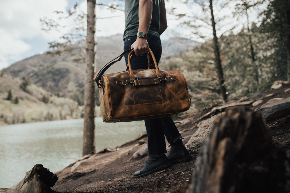 45L Denali Duffel Kodiak Leather