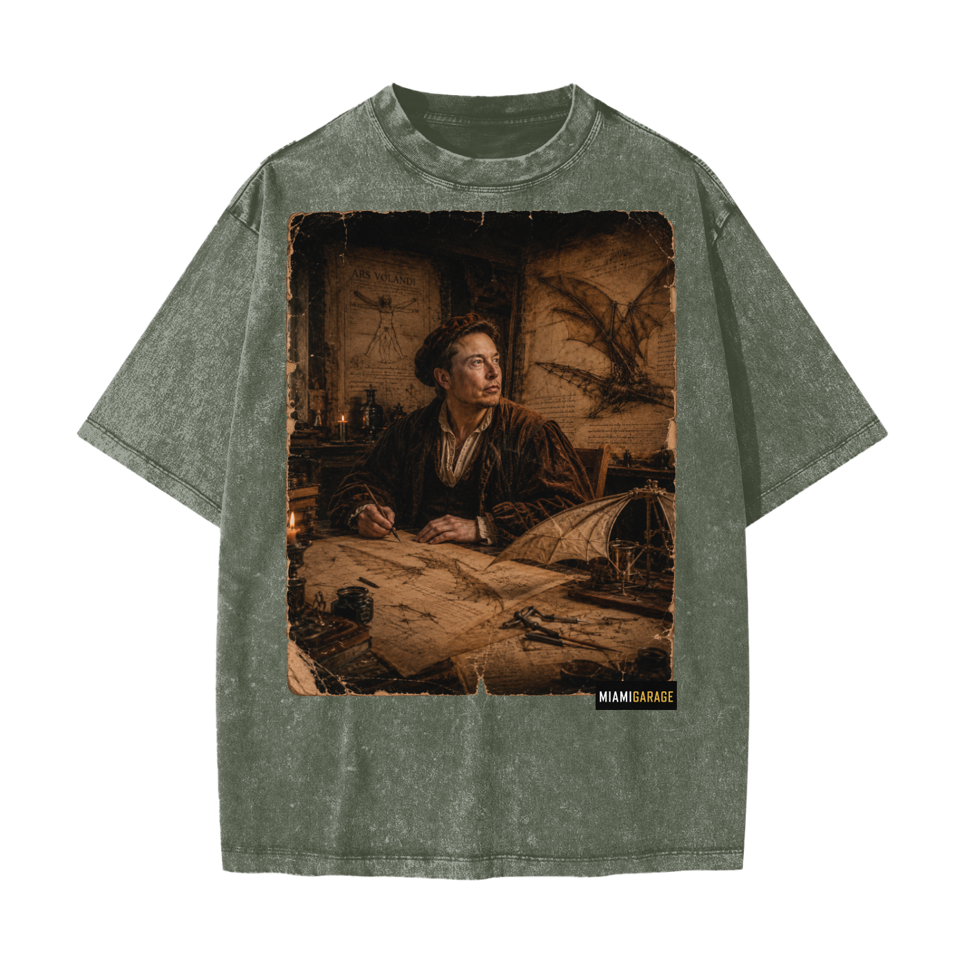 Heavyweight Snow Washed T-Shirt