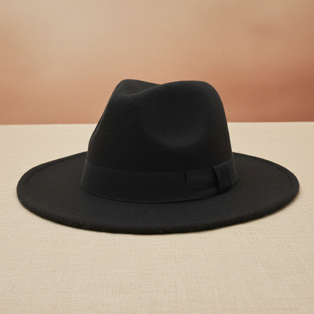 Wide Brim Bell Crown Wool Hat – Unisex Sun & Warmth Hat FitiqueFit