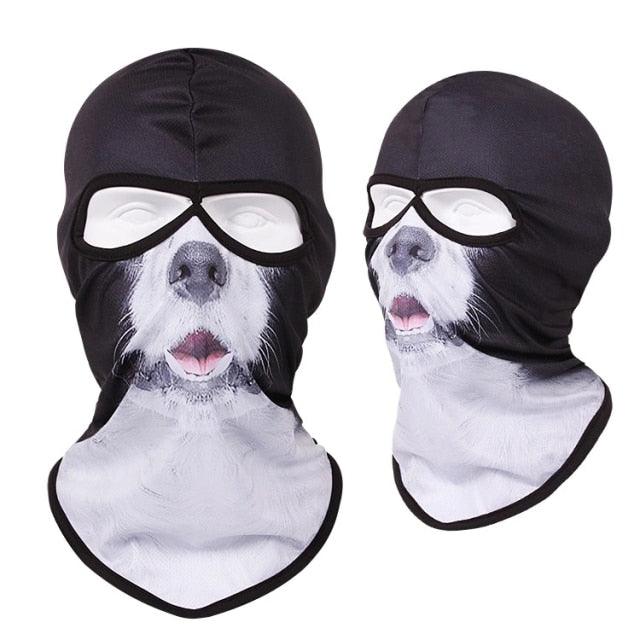 Double Eye Hole Animal Head Hat Horror Role-Playing Full Face Mask Riding Hunting Balaclava Sweat-Absorbent And Breathable Scarf Dustproof Headgear Unisex Cycling Equipment Racing Breather Mask Tactical Airsoft Cap Scarf Mask Ski Hat Spring Summer For Men Stevvex