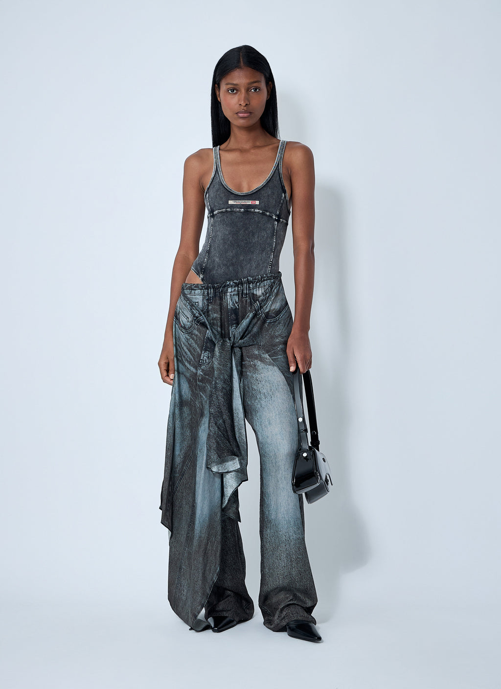 Diesel Women Phoebe-Dnm Bodysuit