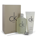 Ck One by Calvin Klein Gift Set - 6.7 oz Eau De Toilette Spray + 6.7 oz Body Moisturizer EasyOptionXY