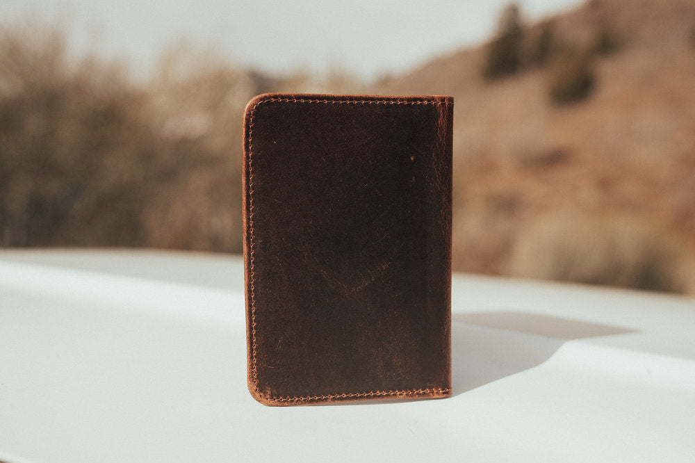 Buffalo Leather Passport Wallet Kodiak Leather