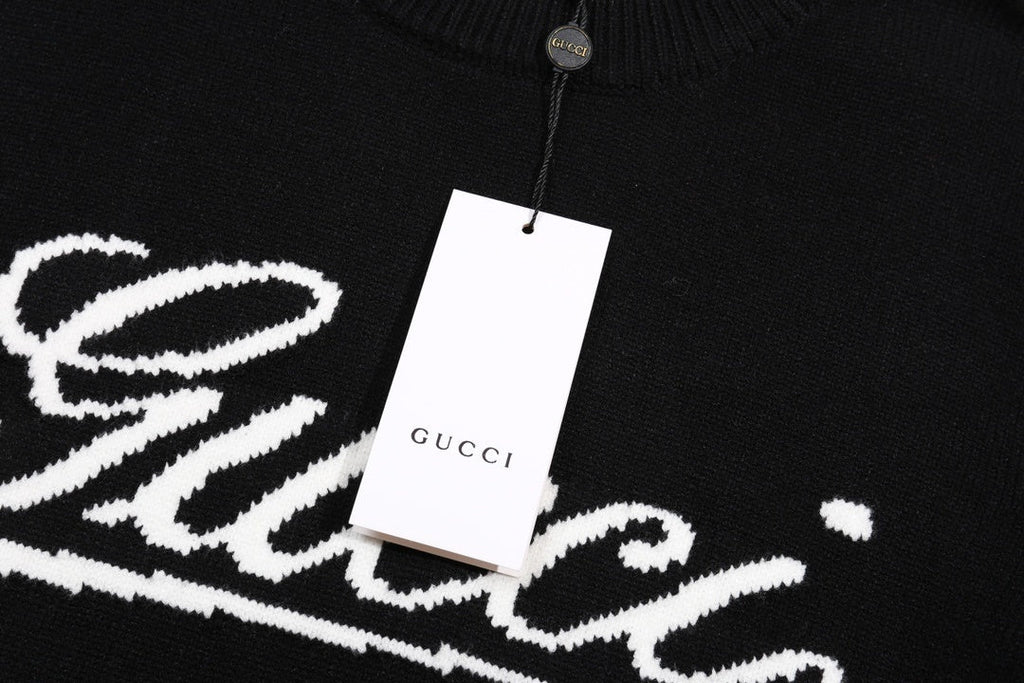 Gucci Logo Crew-Neck Sweater Banlieue91