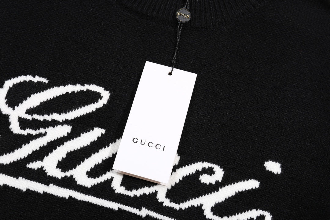 Gucci Logo Crew-Neck Sweater Banlieue91