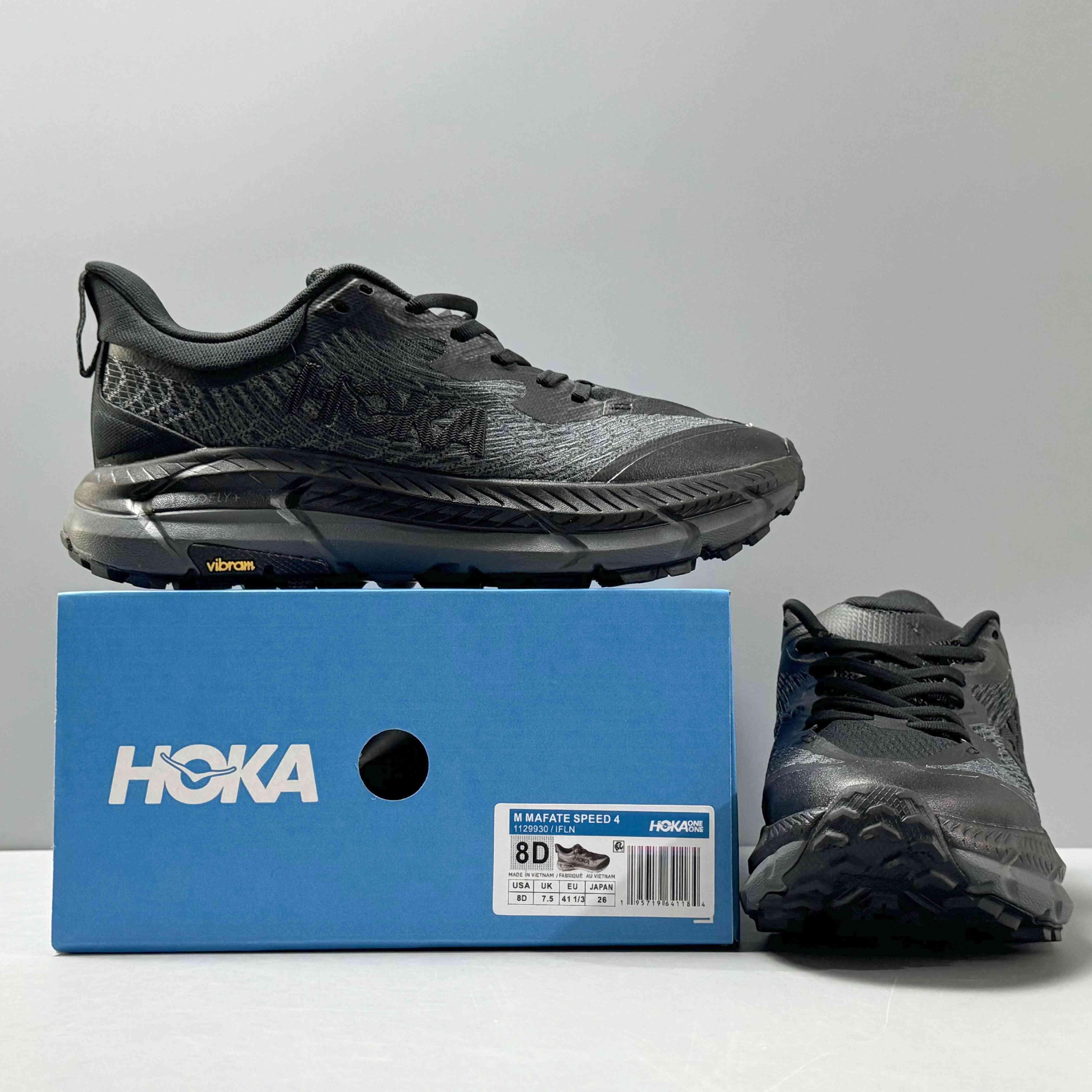 HOKA ONE ONE Mafate Speed 4 'Black' Banlieue91