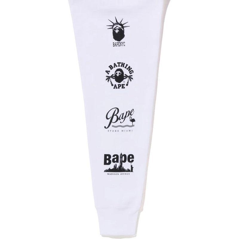 BAPE US Limited Collection USA Shark Hoodie A Bathing Ape White Banlieue91