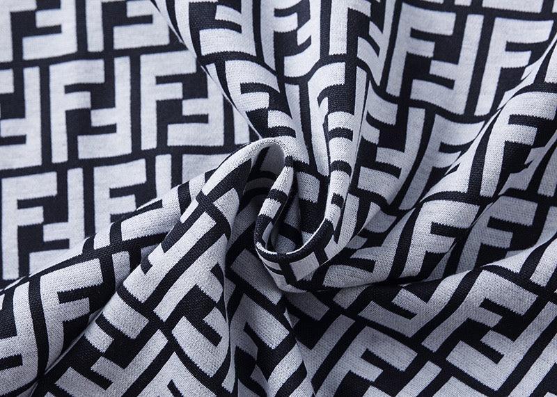 Fendi Navy T-Shirt With Collar Banlieue91