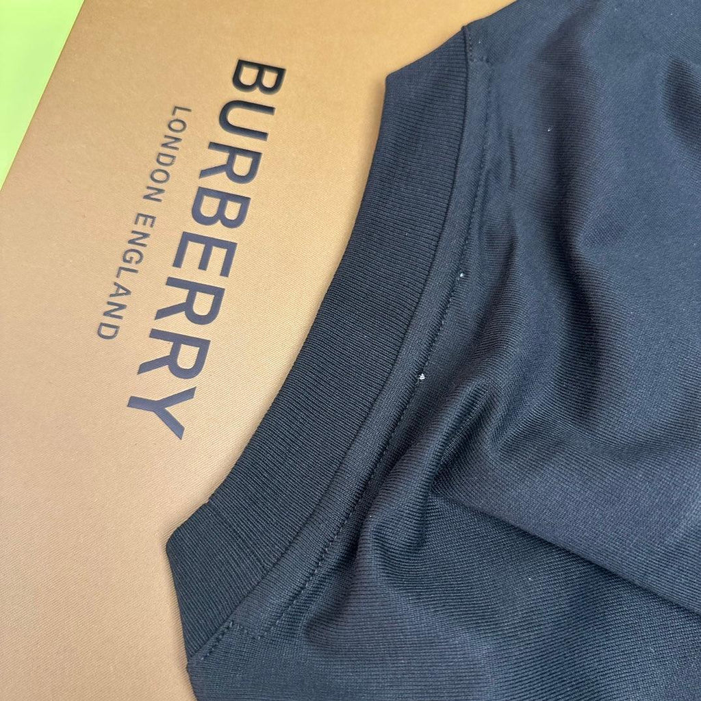 Burberry Black T-Shirt Without Collar Banlieue91