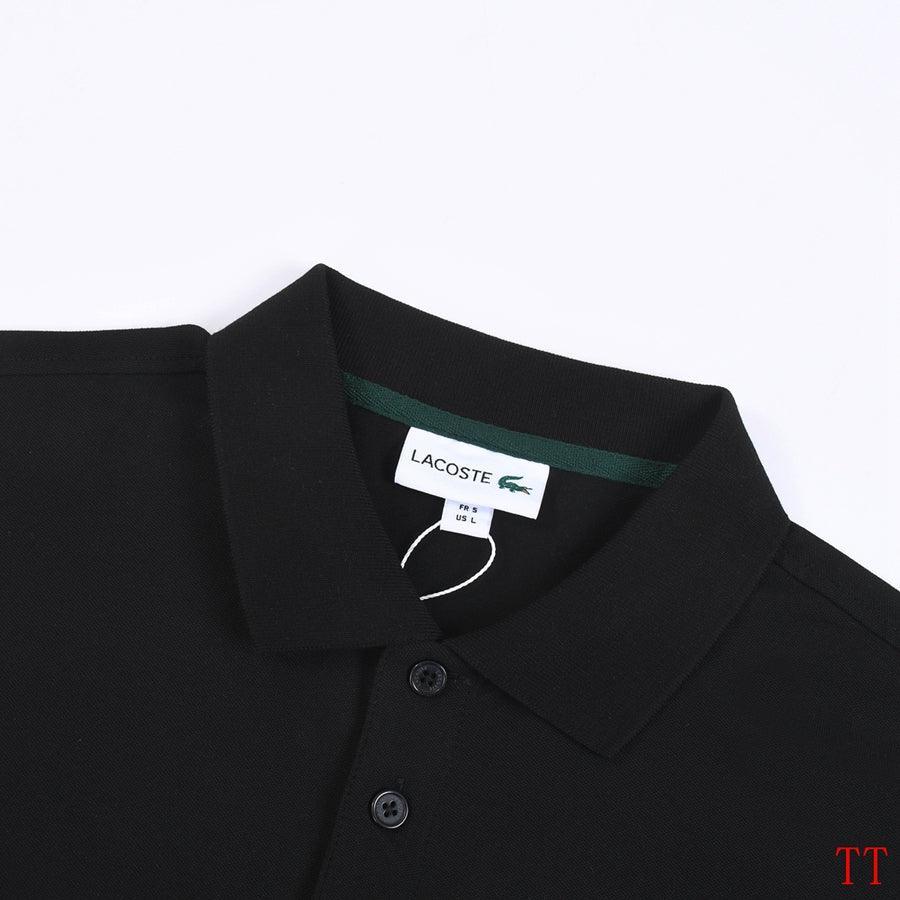 Lacoste Black T-shirt With Collar Banlieue91