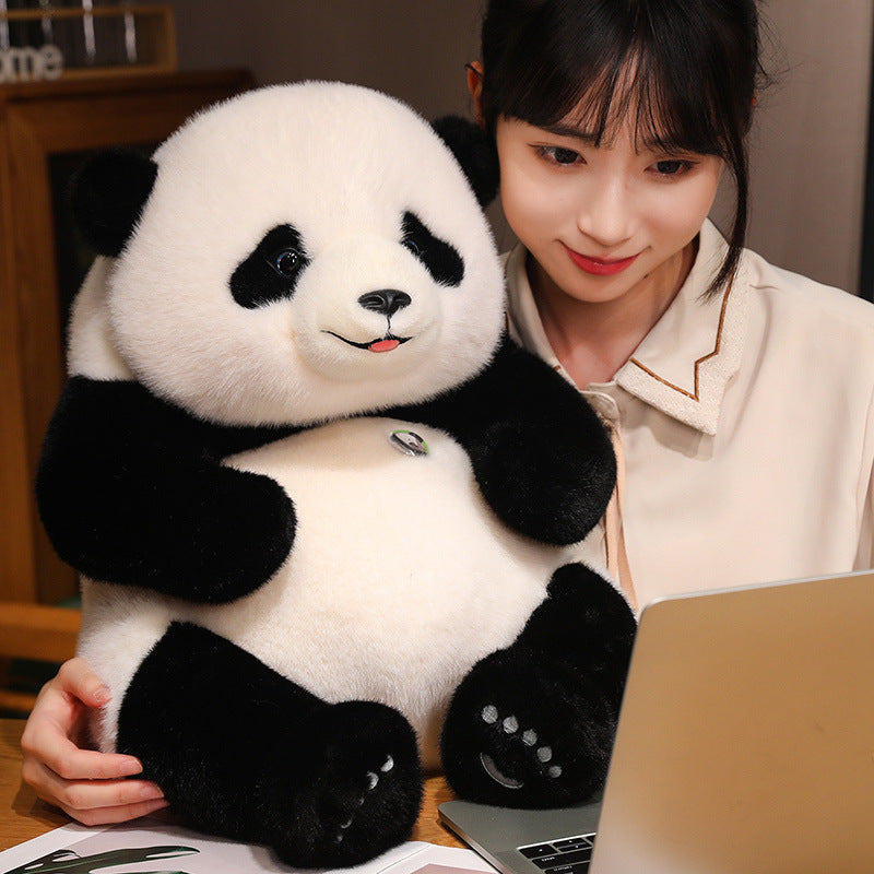 Cute New Plush Toy In The Shape Of A Lifelike Panda Baby Joy