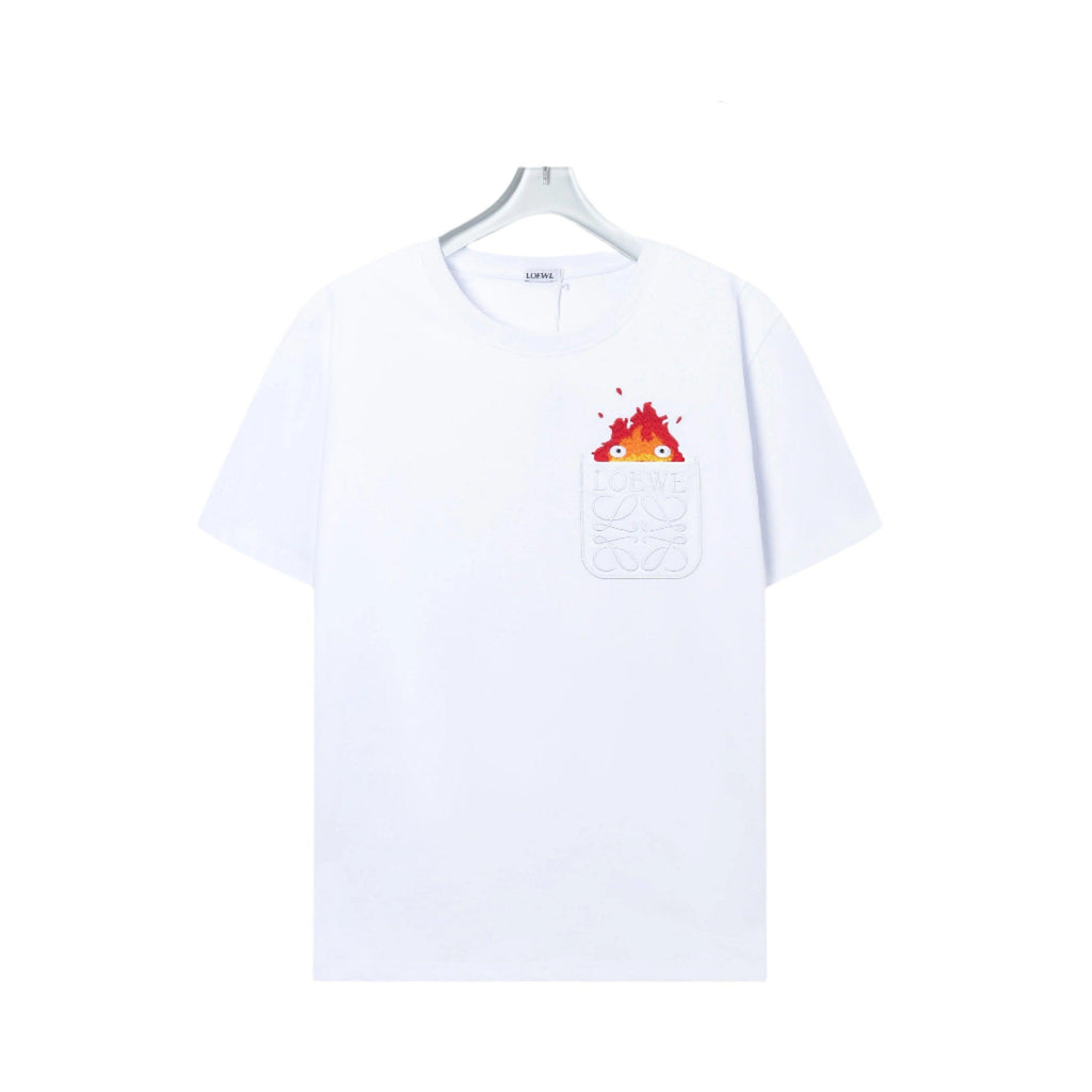 Loewe T-Shirt Without Collar 'White' Banlieue91