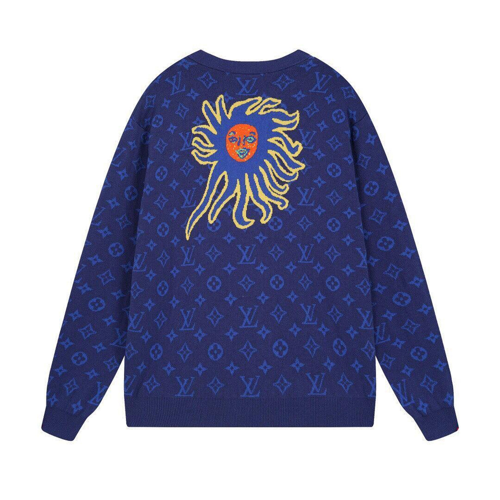 Louis Vuitton Yayoi Kusama Blue Monogram Cardigan Banlieue91