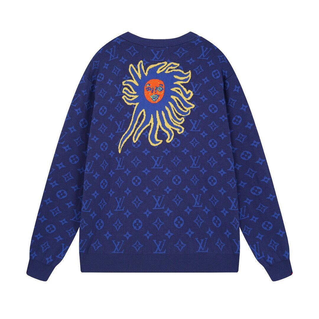 Louis Vuitton Yayoi Kusama Blue Monogram Cardigan Banlieue91