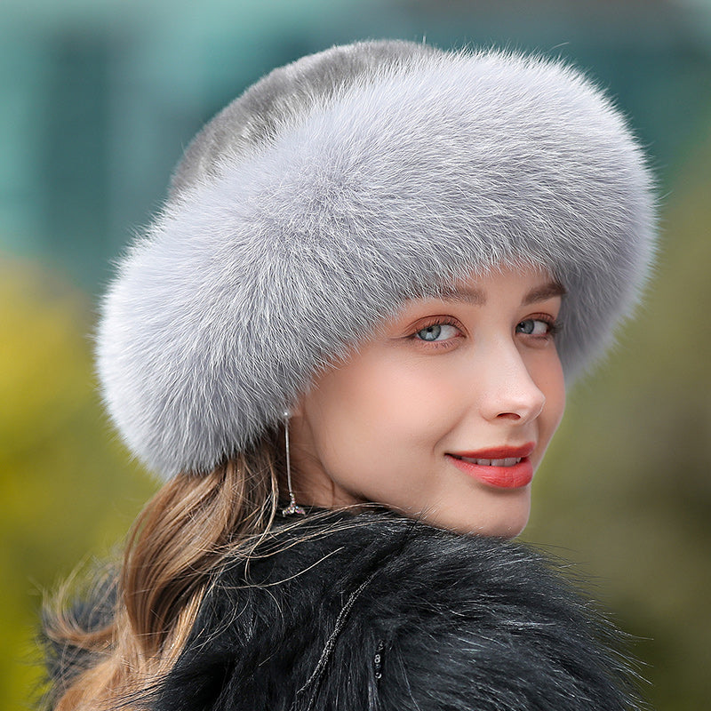 Women’s Outdoor Warm Fur Hat – Winter Cold-Weather Protection Hat FitiqueFit
