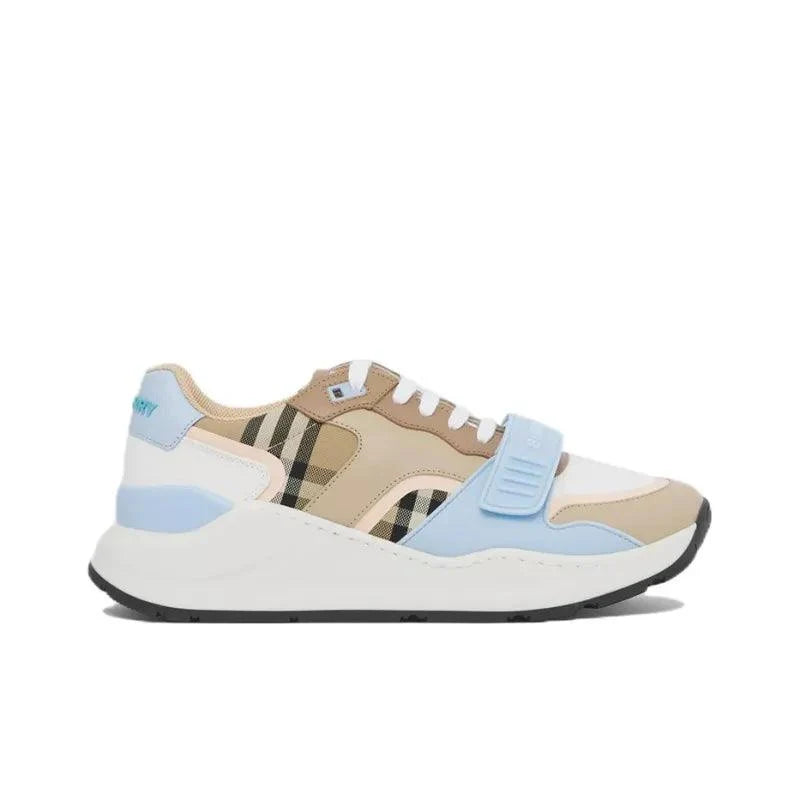 Burberry Cushioning Anti Slip And Wear Resistant Low Top Casual Shoes Blue Brown Banlieue91