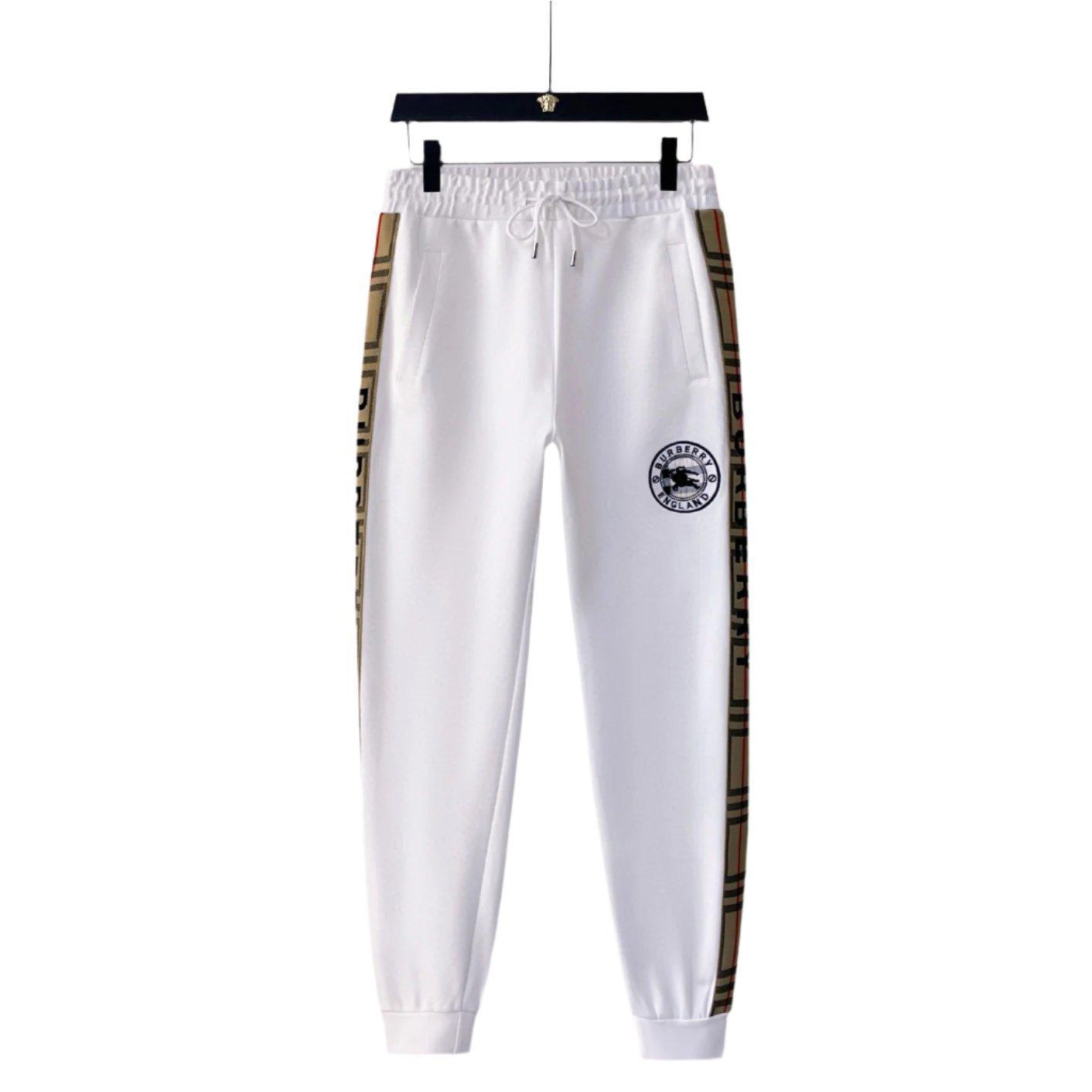 Burberry Long Pant 'White/Brown/Beige' Banlieue91