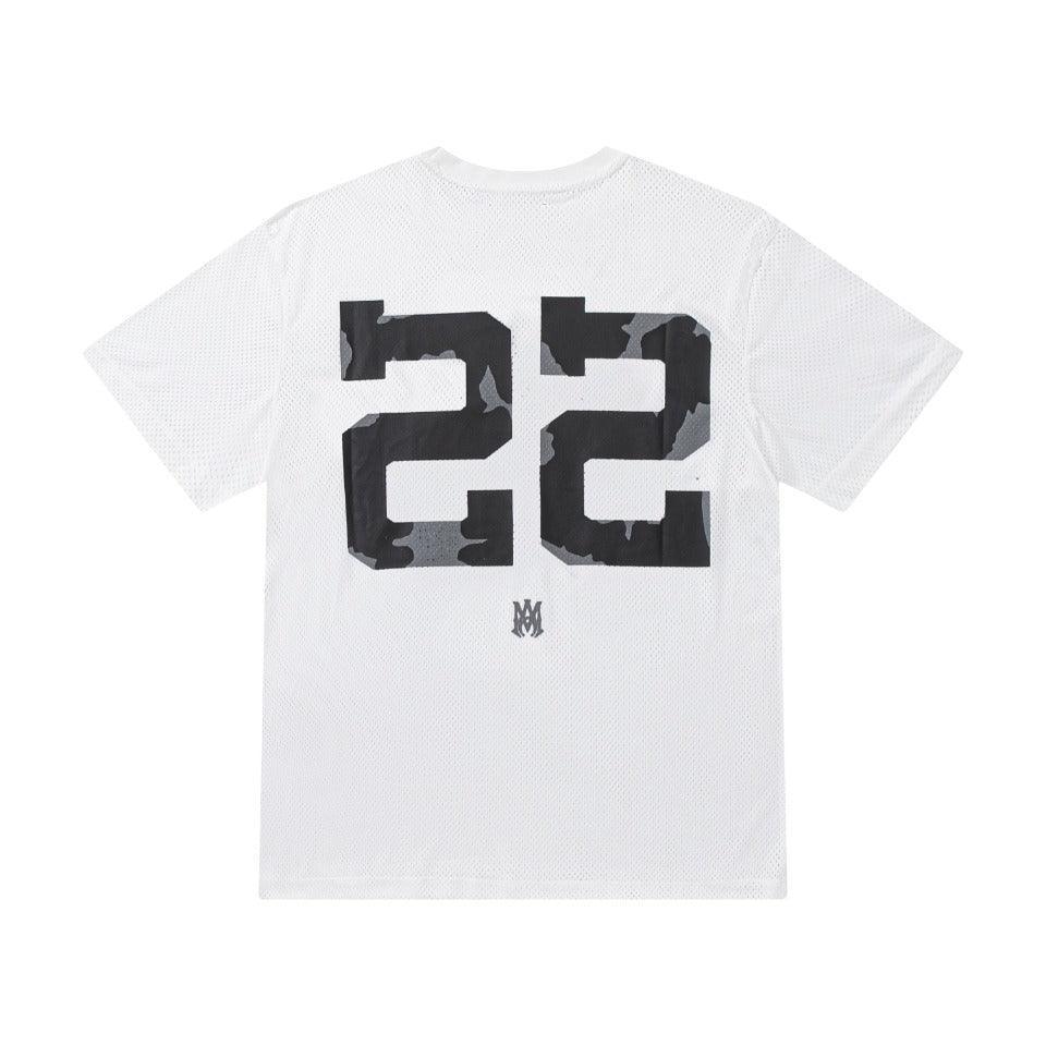 Amiri 22 White T-Shirt Without Collar Banlieue91