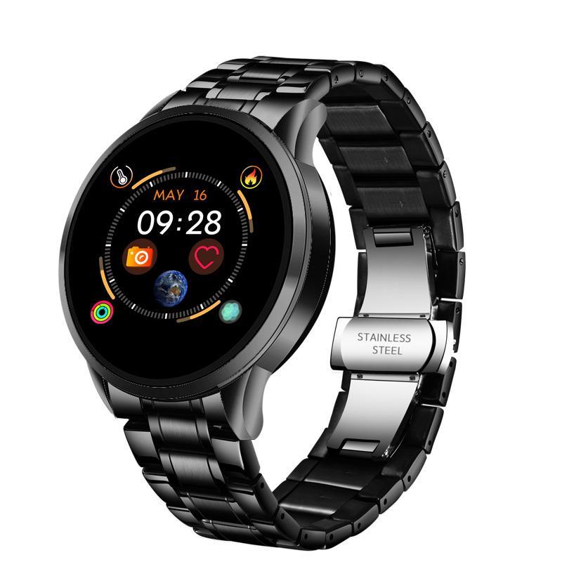 New Smart Watch For Men  With IP67 Waterproof Protecion and Heart Rate Fitness Tracker Pedometer For Android and IOS sistems Steel Band Sports Men Smart Watch Stevvex