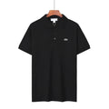 Lacoste Black T-Shirt with Collar Banlieue91