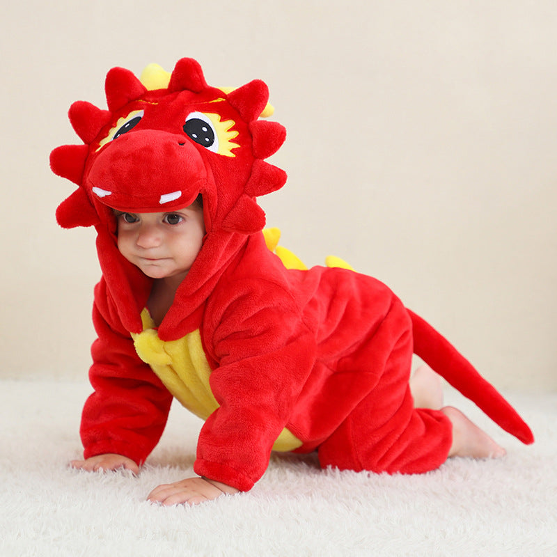 Flannel Animal Onesie For Kids Baby Joy