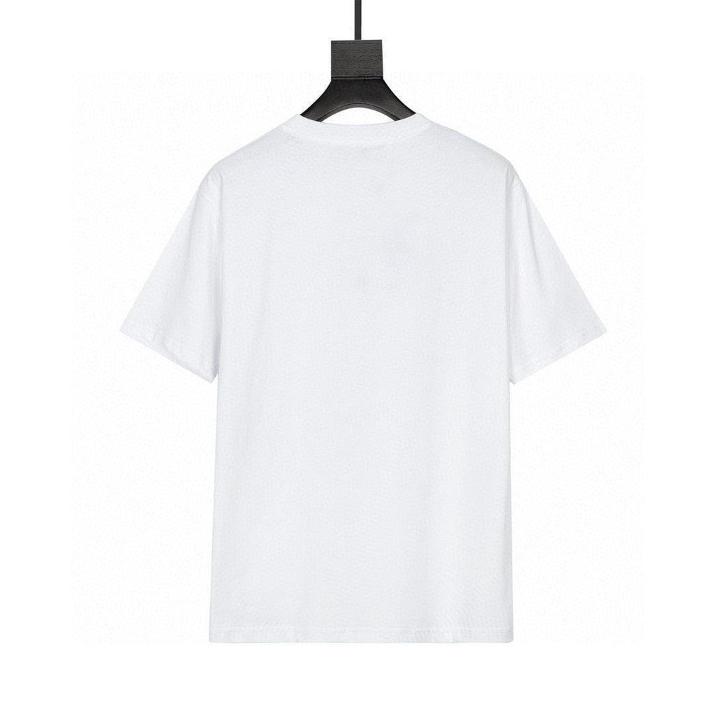 Burberry T-Shirt Without Collar 'White & Beige' Banlieue91
