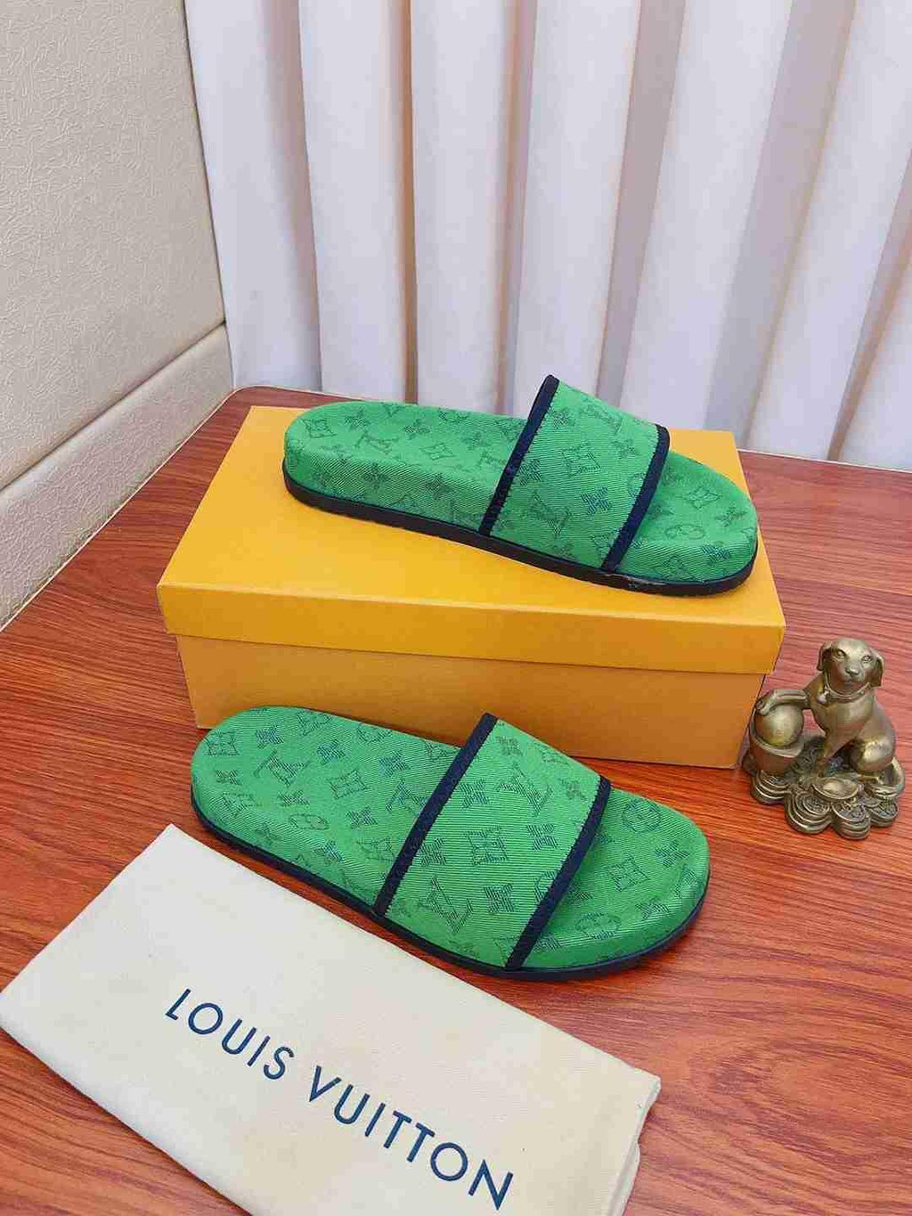 LV Sandals 'Green' Banlieue91