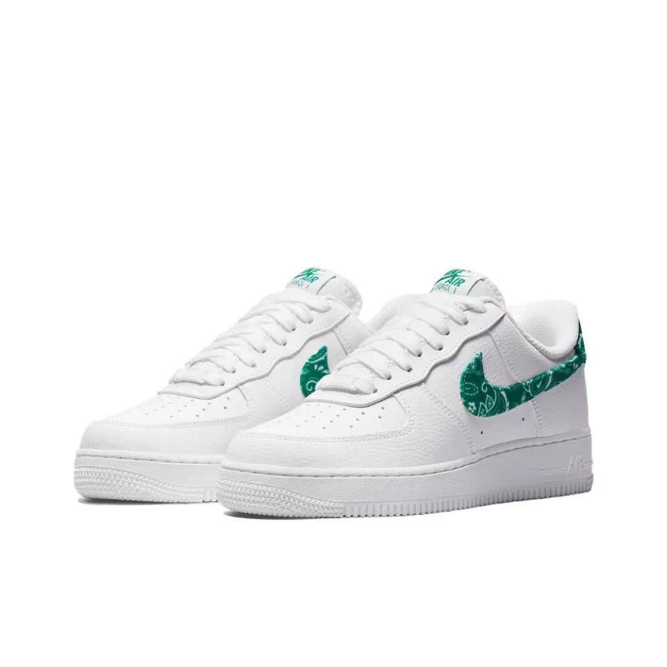 Nike Air Force 1 'Essential White/Green Paisley' Banlieue91