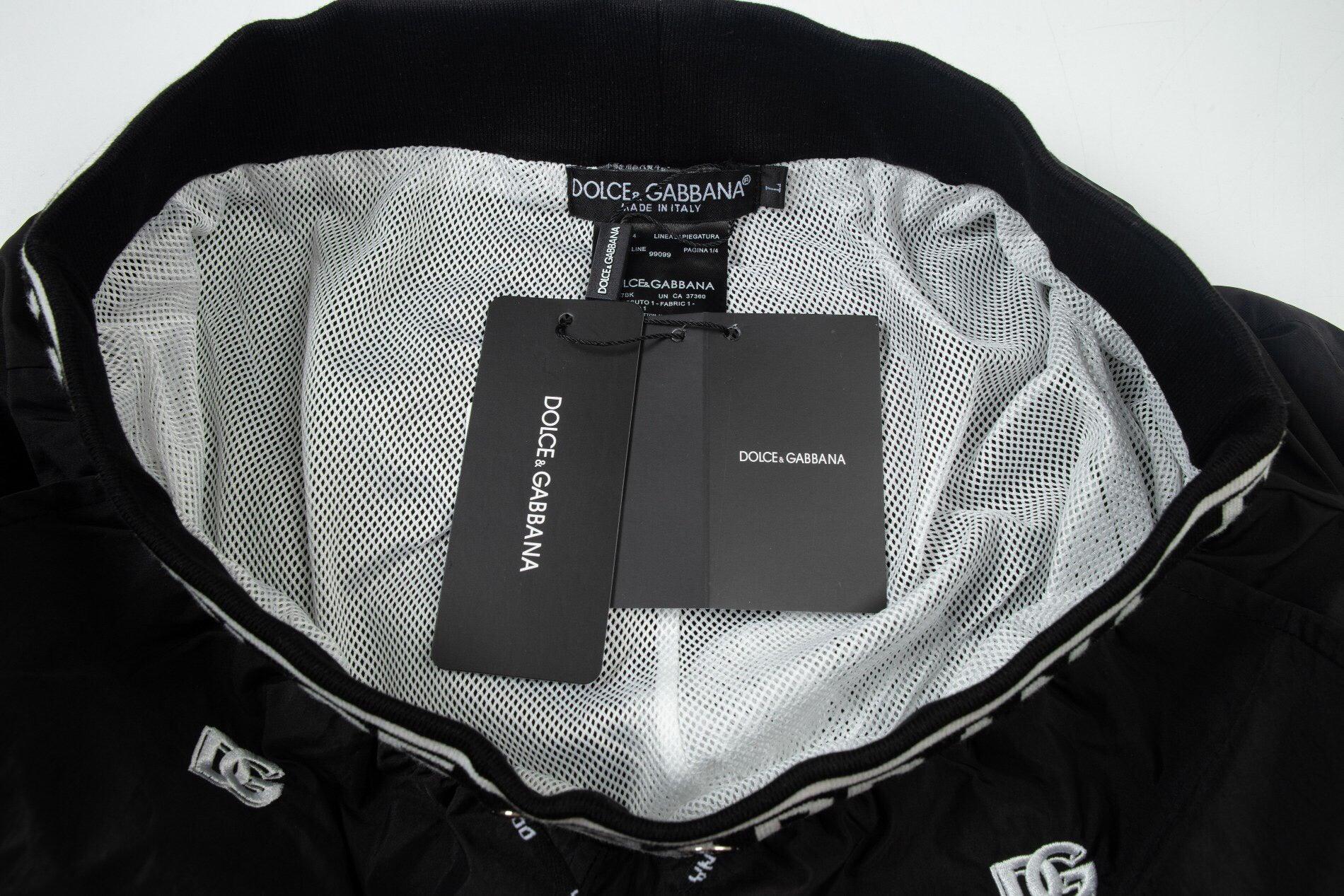 Dolce Gabbana Knit Basketball Shorts 'Black/White' Banlieue91