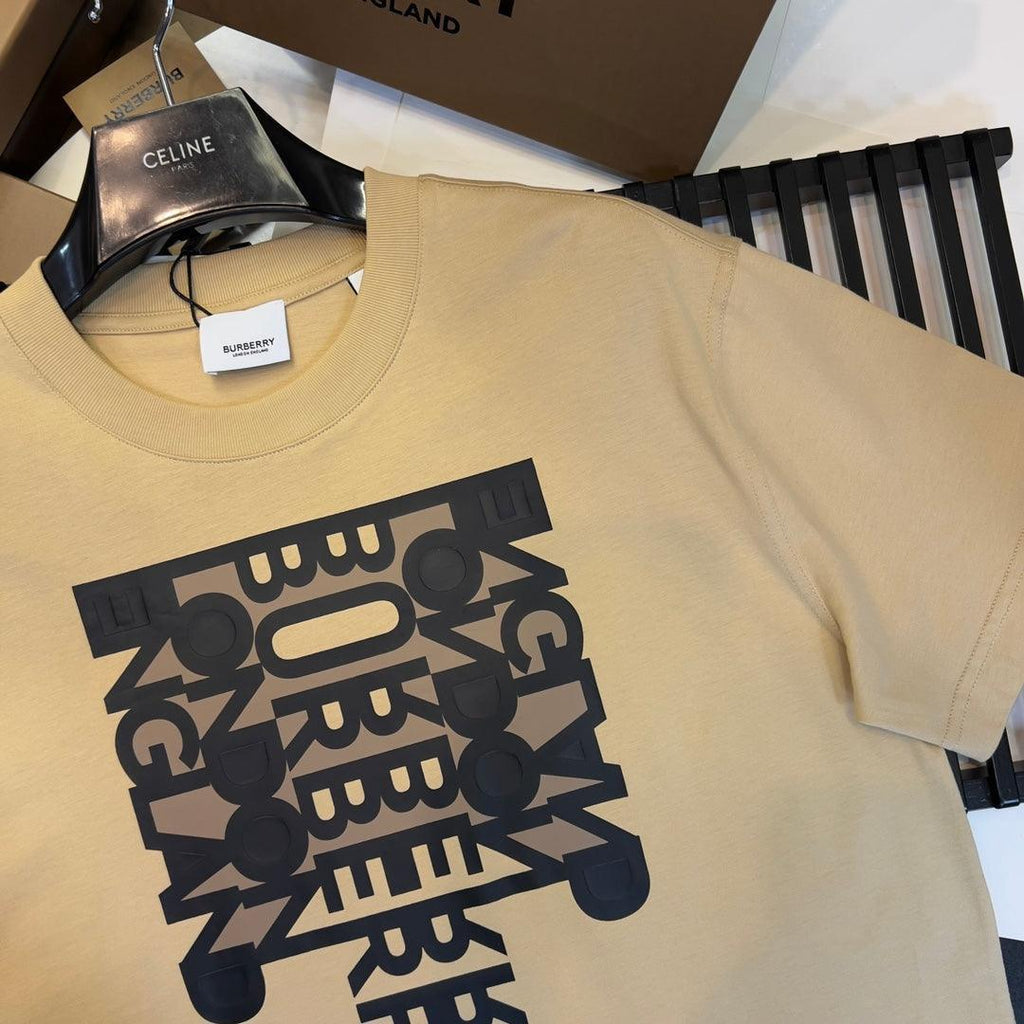 Burberry T-Shirt Without Collar 'Beige' Banlieue91