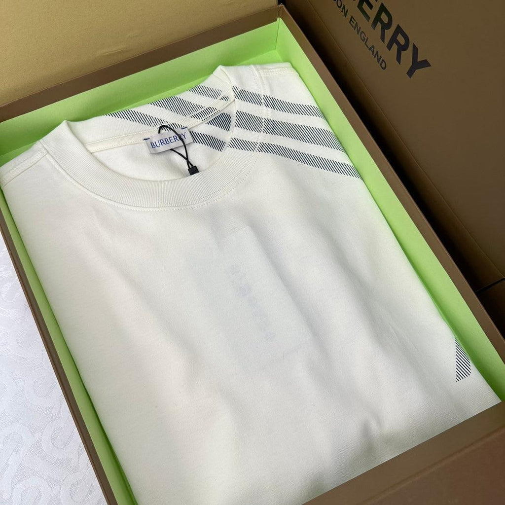 Burberry T-Shirt Without Collar 'White' Banlieue91