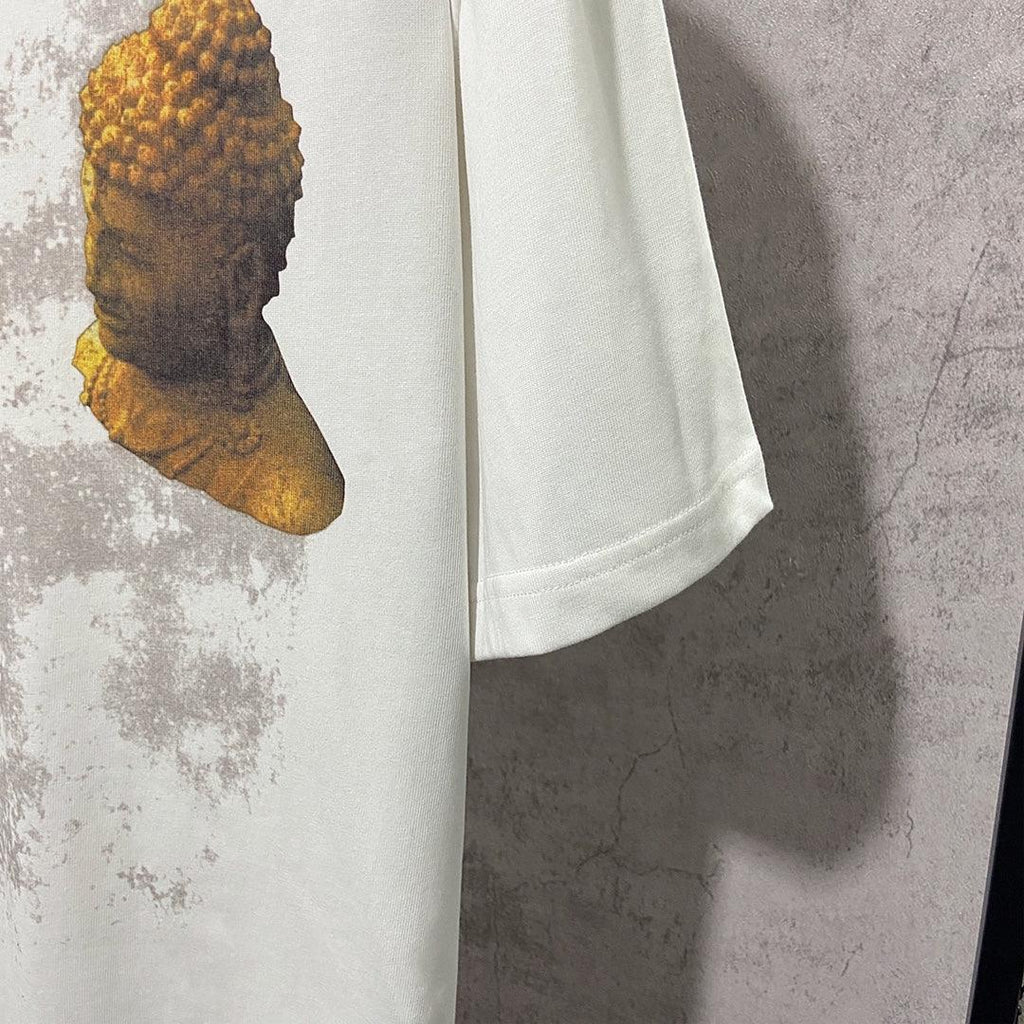 Balenciaga Cream T-Shirt Without Collar Banlieue91