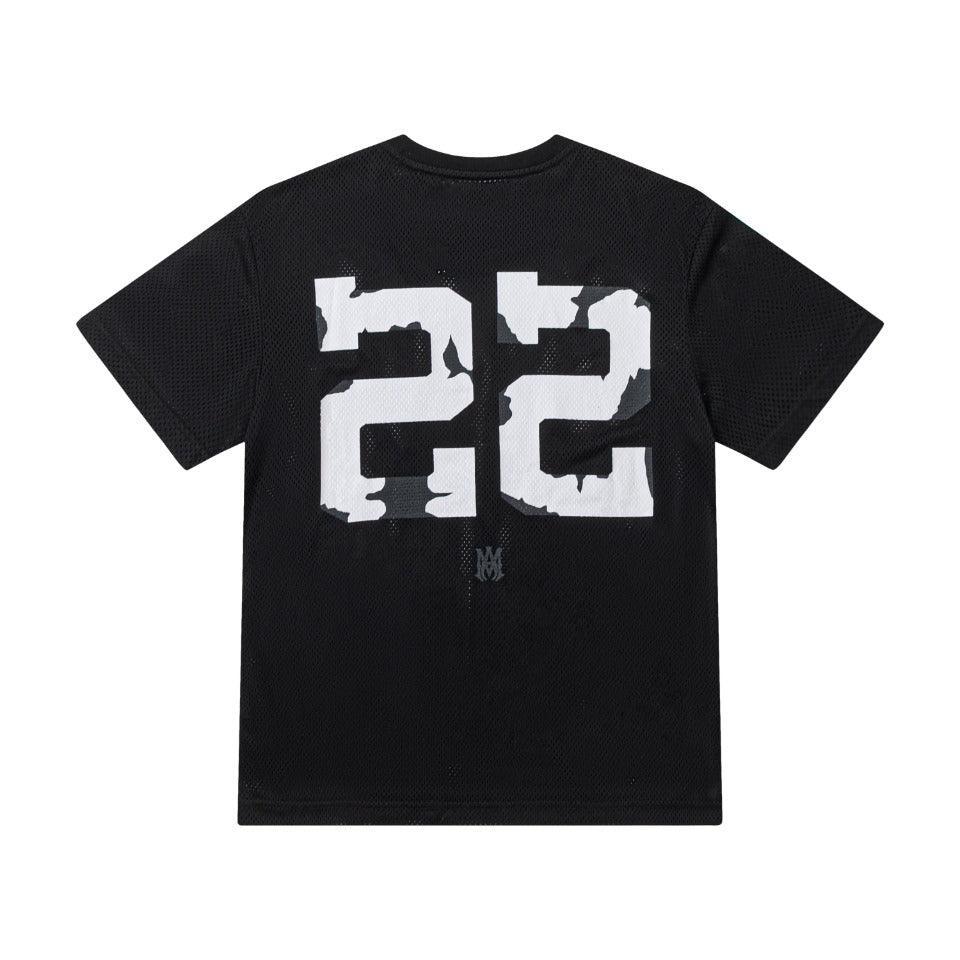 Amiri 22 Black T-Shirt Without Collar Banlieue91