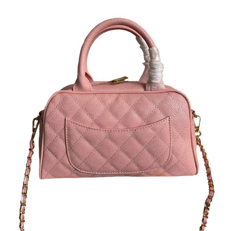 Chanel Timeless CC Bowler Bag Quilted Caviar Small Banlieue91