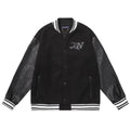 Louis Vuitton Jacket Monogram Embossed Leather Melton Wool Banlieue91
