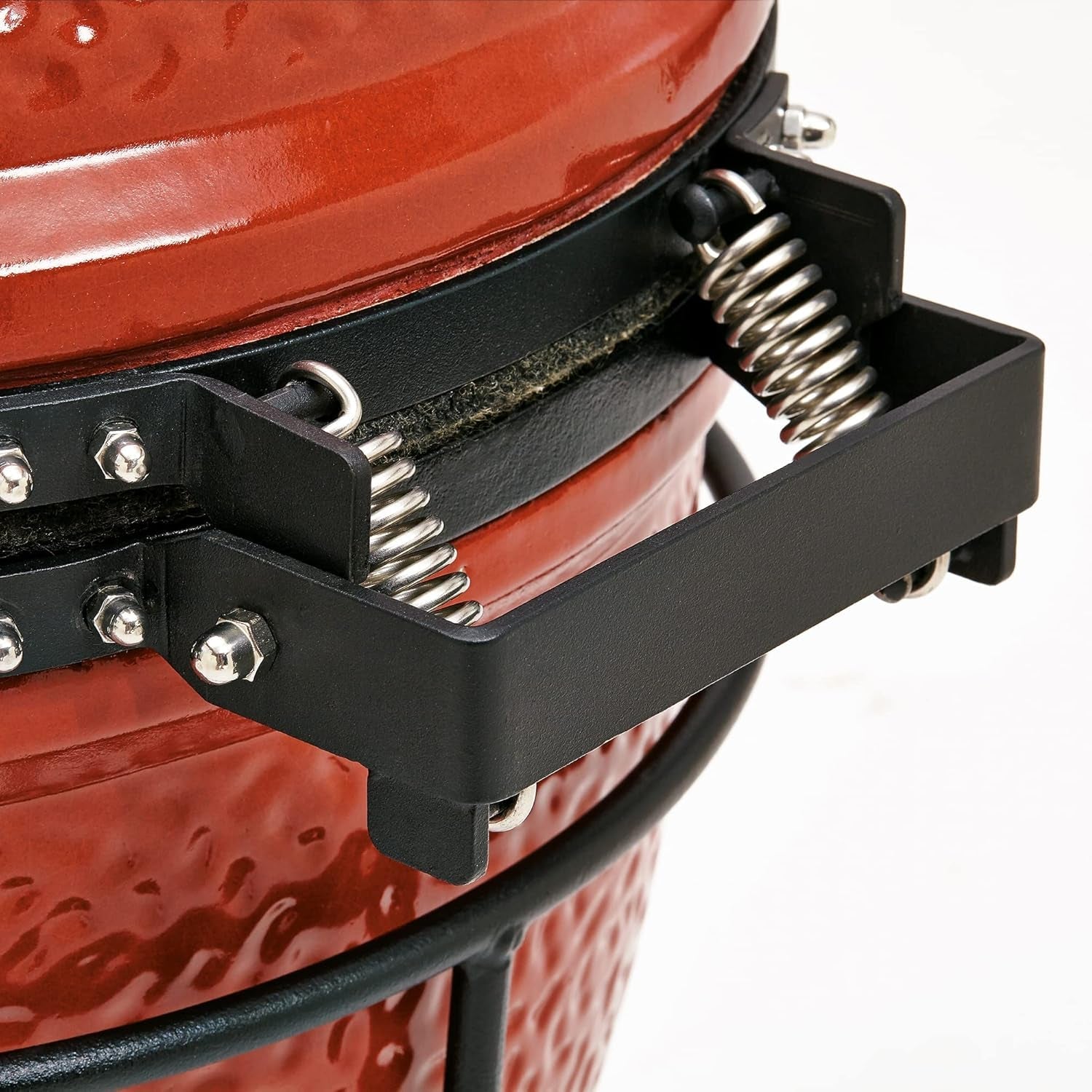 13.5-Inch Portable Ceramic Charcoal Grill With Stand
