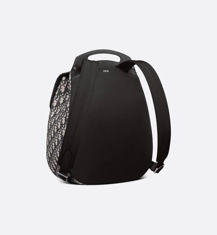 Dior Gallop Sling Bag Black Grained Calfskin Banlieue91
