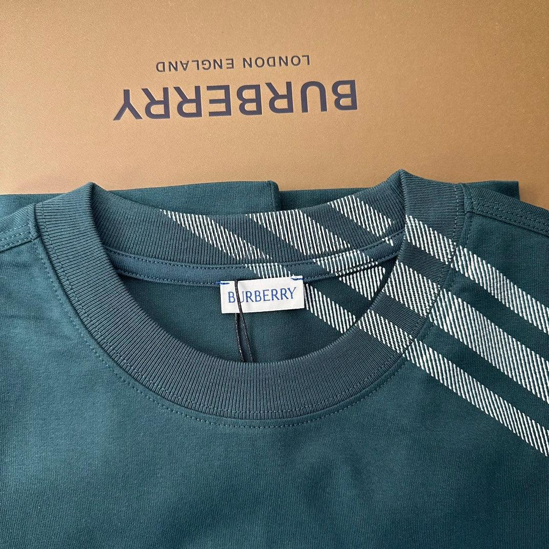 Burberry T-Shirt Without Collar 'Green' Banlieue91