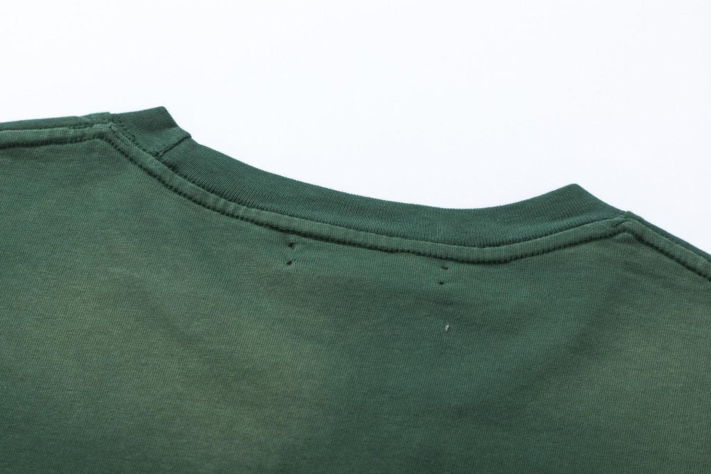 Amiri Lion Green T-Shirt Without Collar Banlieue91