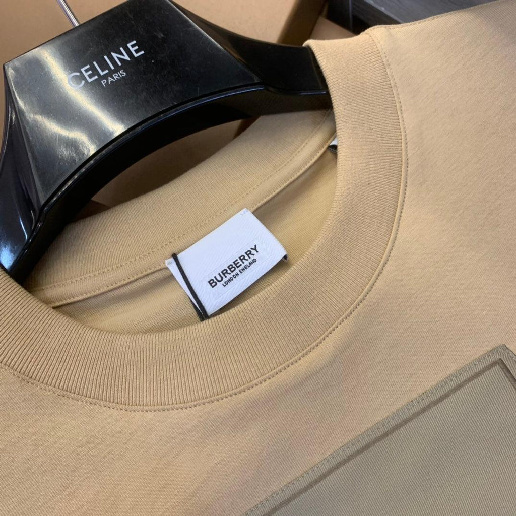 Burberry Beige T-Shirt Without Collar Banlieue91