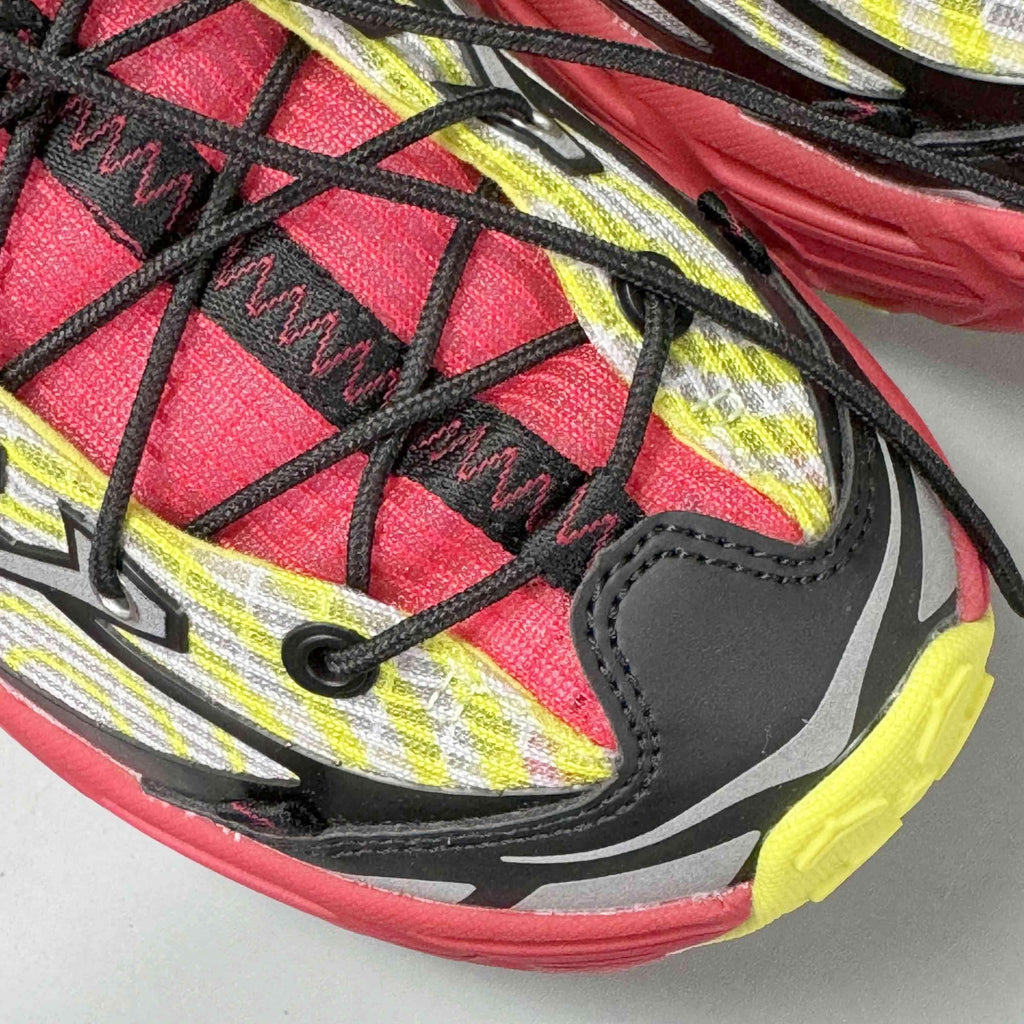 Nicole McLaughlin × Hoka Mafate Three 2 "Red/Neon Green Banlieue91