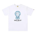 Bathing Ape White Baby Milo T-Shirt without Collar Banlieue91