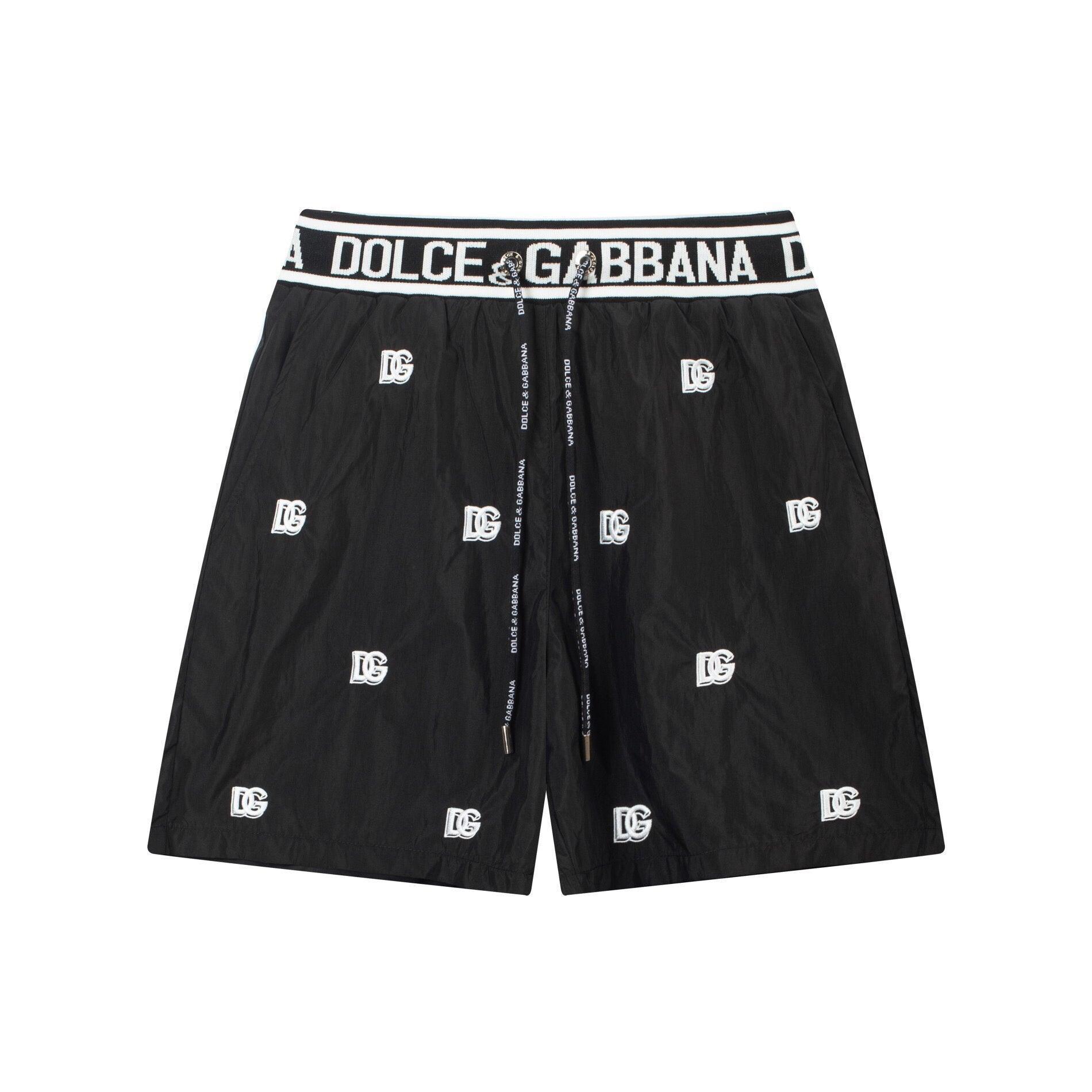 Dolce Gabbana Knit Basketball Shorts 'Black/White' Banlieue91