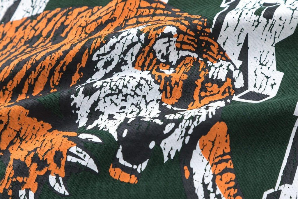 Amiri Lion Green T-Shirt Without Collar Banlieue91