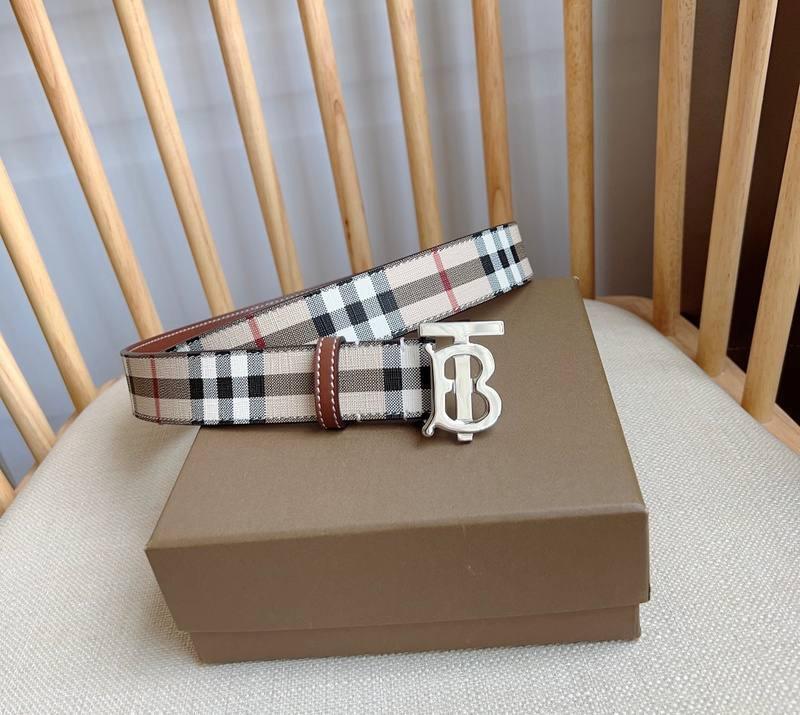 Burberry TB Belt E-Canvas & Leather Vintage Banlieue91