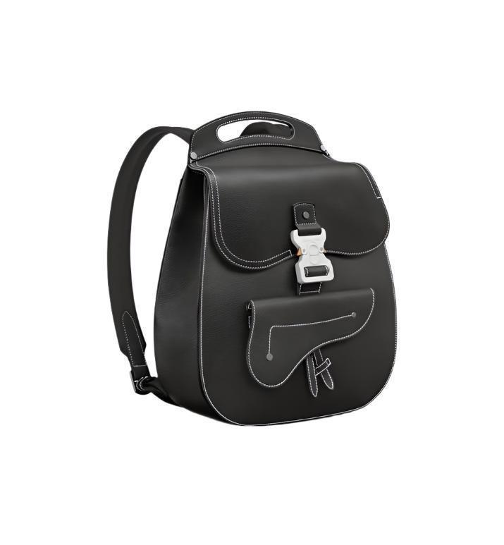 Dior Gallop Sling Bag Black Grained Calfskin Banlieue91