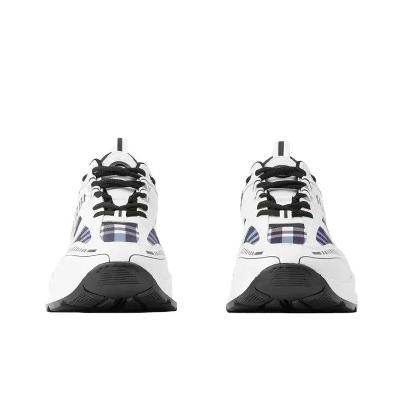 Burberry Low Top Sports Casual Shoes White Blue Banlieue91
